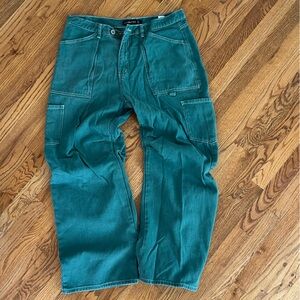 Baggy Green Cargo Pants